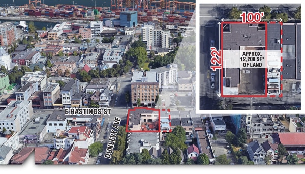 406 Hastings St E, Vancouver, BC for sale Aerial- Image 1 of 1