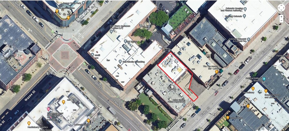 1919 Blake St, Denver, CO for sale - Aerial - Image 1 of 6