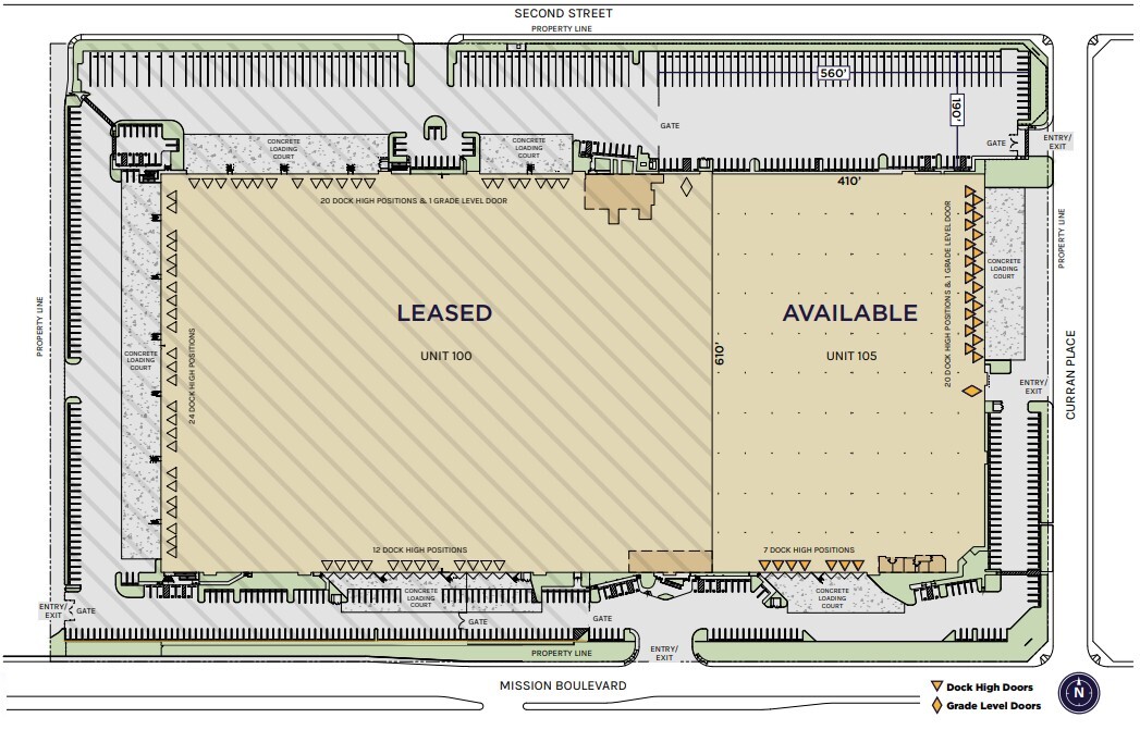 1601 W Mission Blvd, Pomona, CA for lease Site Plan- Image 1 of 1