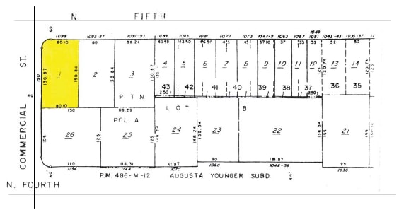1099 N 5th St, San Jose, CA for lease - Plat Map - Image 2 of 9