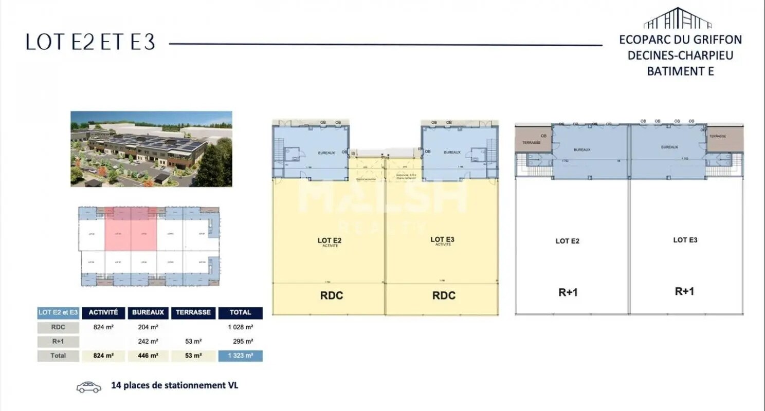 Flex in Décines-Charpieu for lease Floor Plan- Image 1 of 2