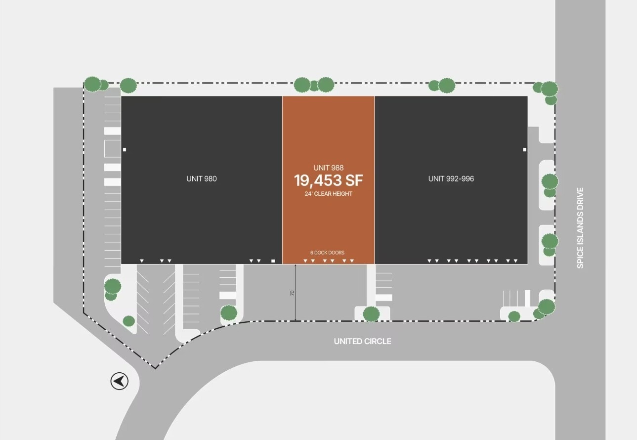 980-996 United Cir, Sparks, NV for lease Site Plan- Image 1 of 10