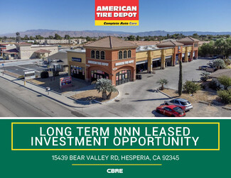 Plus de détails pour 15439 Bear Valley Rd, Hesperia, CA - Vente au détail à vendre