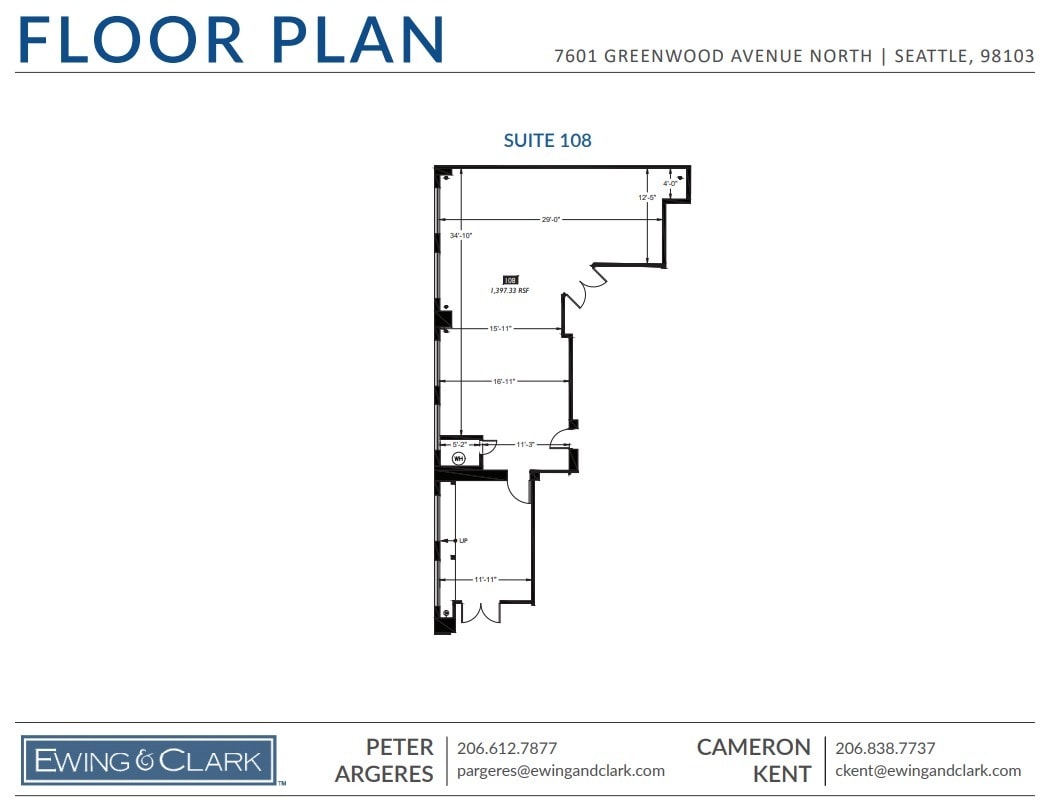 7601-7613 Greenwood Ave, Seattle, WA for lease Floor Plan- Image 1 of 1