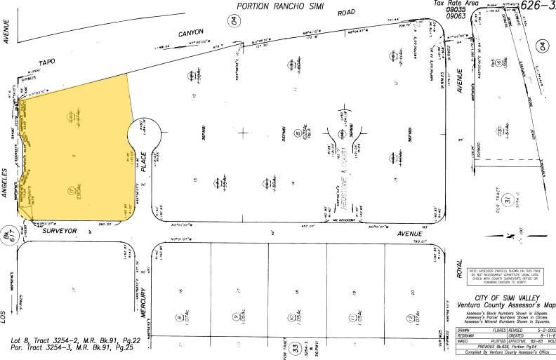 1757 Tapo Canyon Rd, Simi Valley, CA à vendre - Plan cadastral - Image 1 de 1