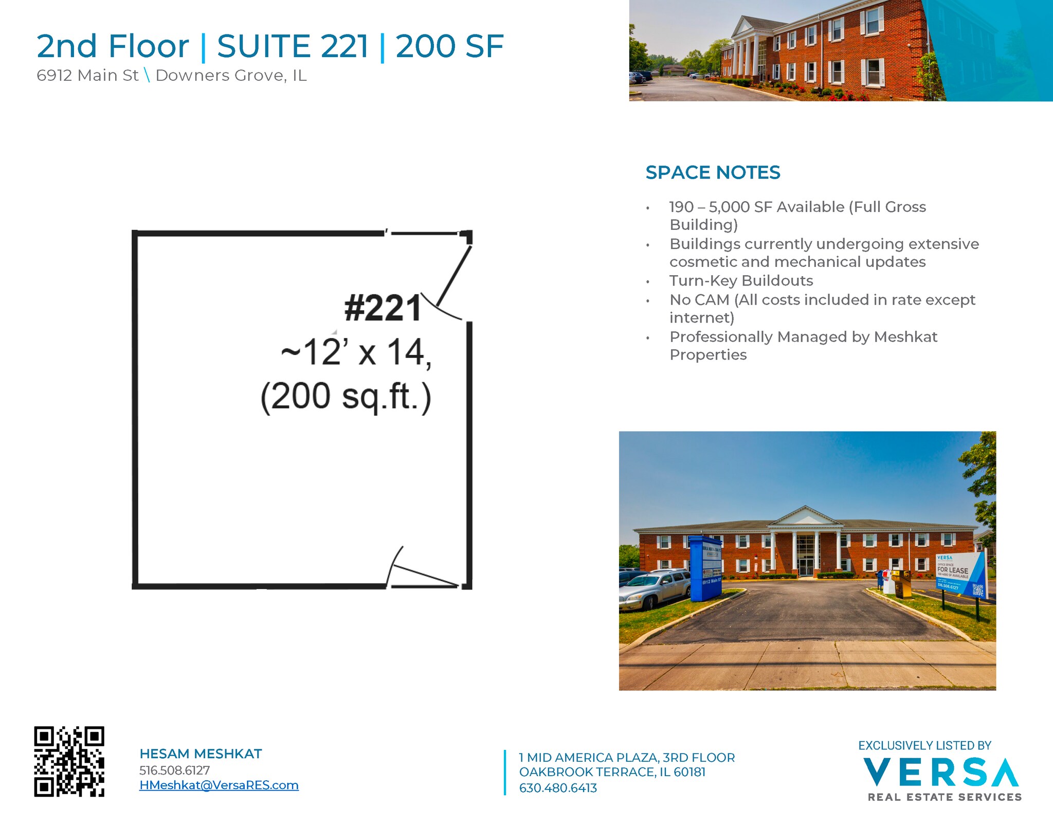 6912 Main St, Downers Grove, IL for lease Floor Plan- Image 1 of 1