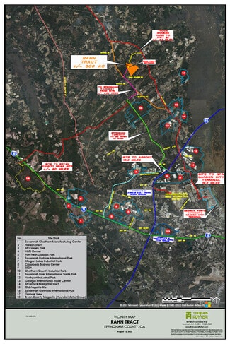 Plus de détails pour 1381 Rahn Station Rd, Rincon, GA - Terrain à vendre