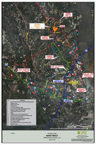 Plus de détails pour 1381 Rahn Station Rd, Rincon, GA - Terrain à vendre