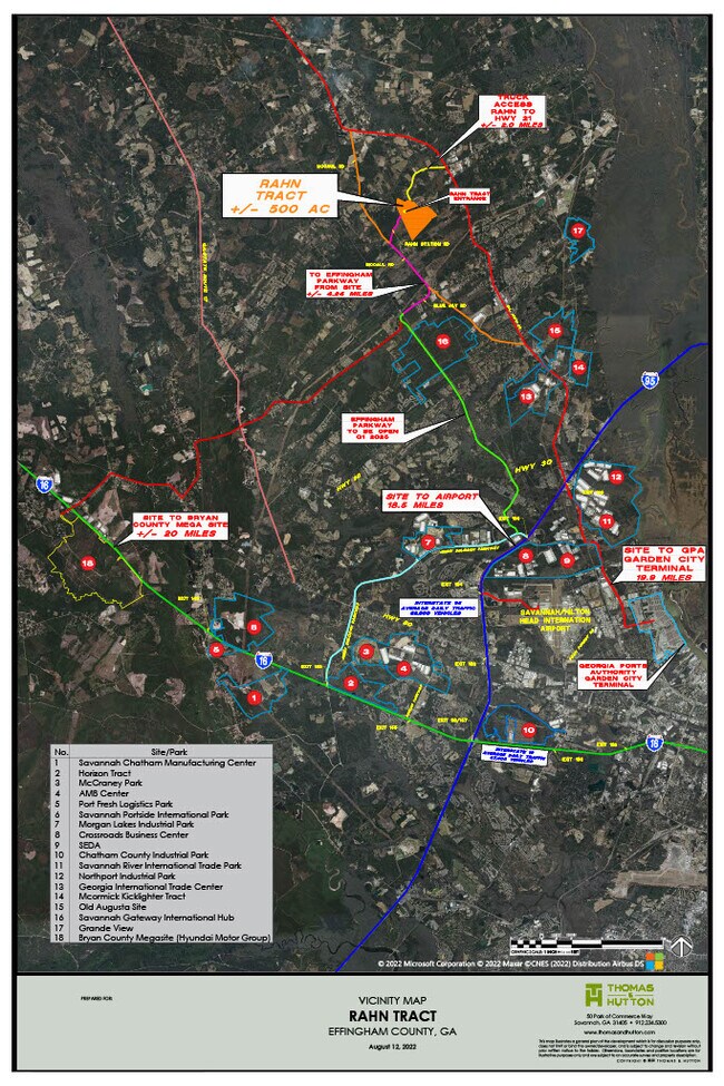 More details for 1381 Rahn Station Rd, Rincon, GA - Land for Sale