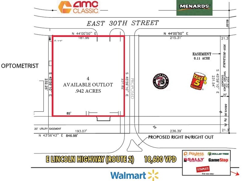 3820-4006 E Lincolnway Hwy, Sterling, IL for sale - Building Photo - Image 2 of 2