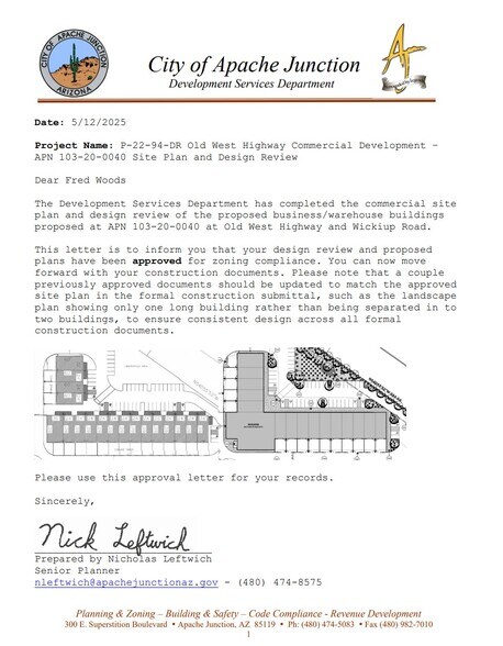 1955 Old West Hwy, Apache Junction, AZ à vendre - Photo du bâtiment - Image 3 de 16