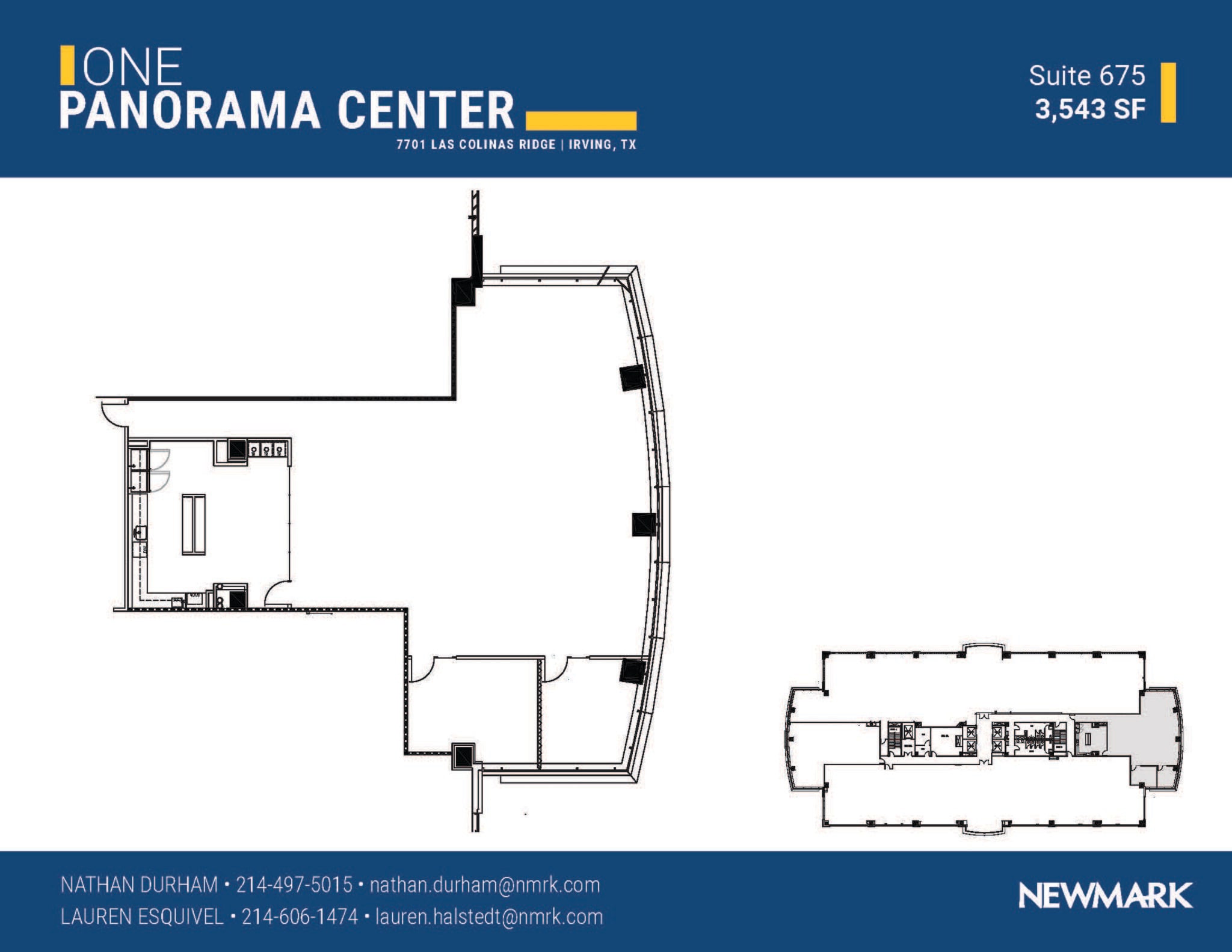 7701 Las Colinas Rdg, Irving, TX for lease Floor Plan- Image 1 of 1
