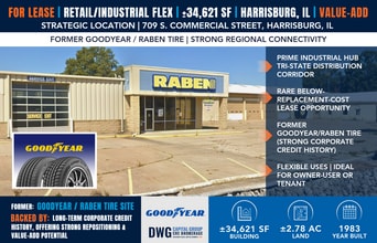 709 S Commercial St, Harrisburg, IL for lease Building Photo- Image 1 of 6