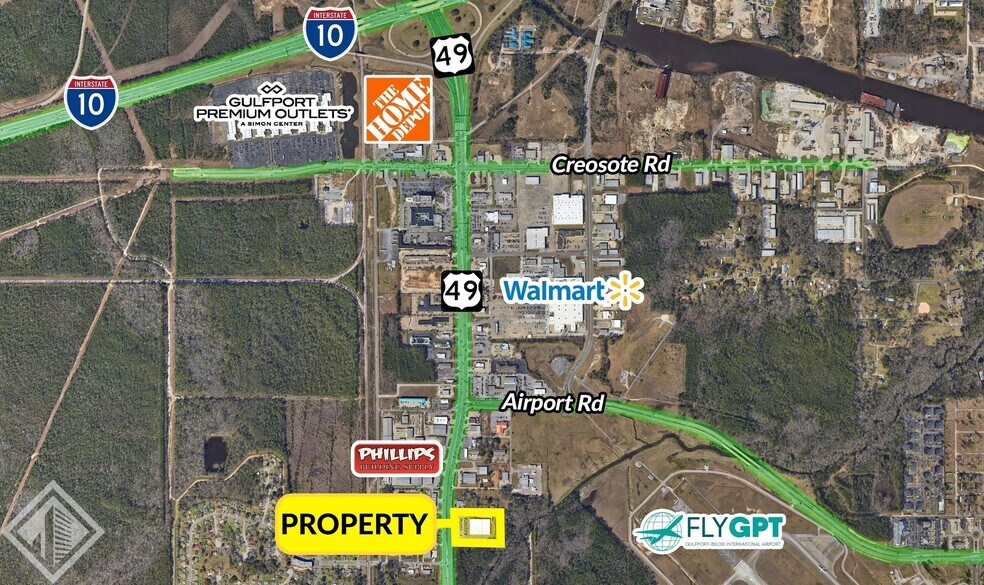 9120 Highway 49, Gulfport, MS à vendre - Photo du bâtiment - Image 3 de 3