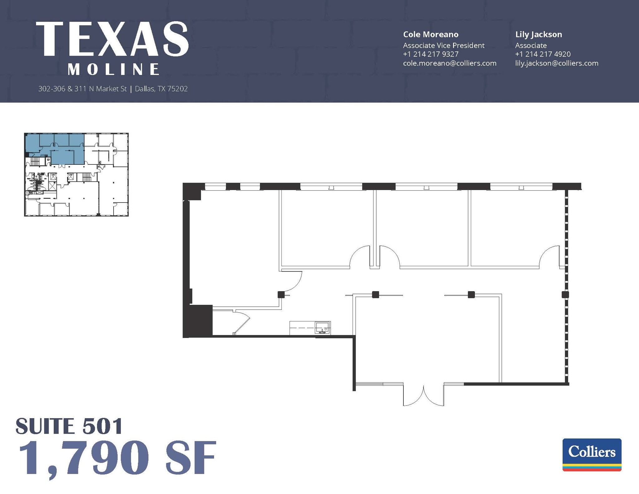 302-306 N Market St, Dallas, TX for lease Floor Plan- Image 1 of 1