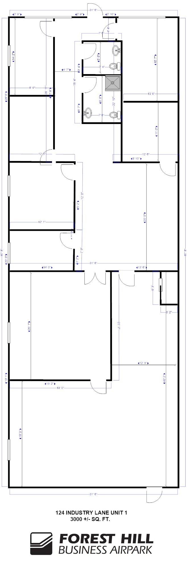 107 E Jarrettsville Rd, Forest Hill, MD for lease Floor Plan- Image 1 of 1