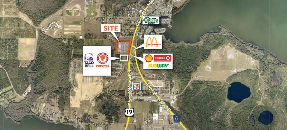 State Road 19 & County Road 561, Tavares, FL à louer - Aérien - Image 2 de 3