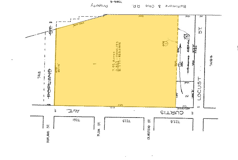 4101-4221 Curtis Ave, Baltimore, MD for lease - Plat Map - Image 2 of 11