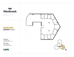 1 Westbrook Corporate Ctr, Westchester, IL for lease Floor Plan- Image 1 of 1