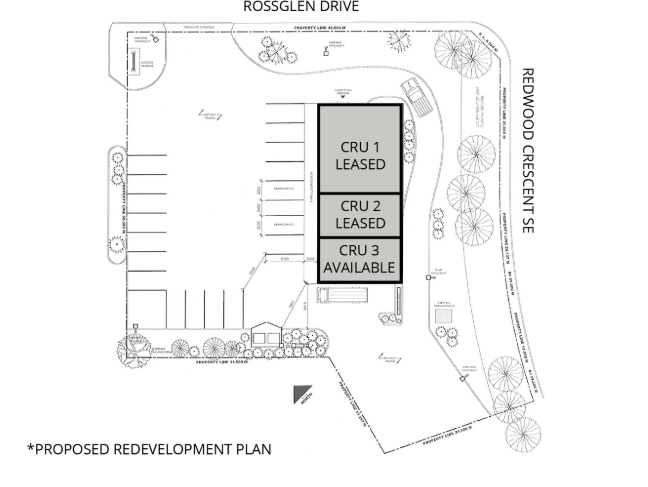 1071 Ross Glen Dr SE, Medicine Hat, AB for lease - Site Plan - Image 2 of 2