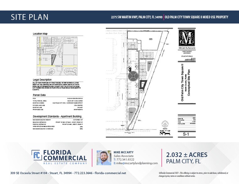 2275 SW Martin Hwy, Palm City, FL à vendre - Plan de site - Image 3 de 3