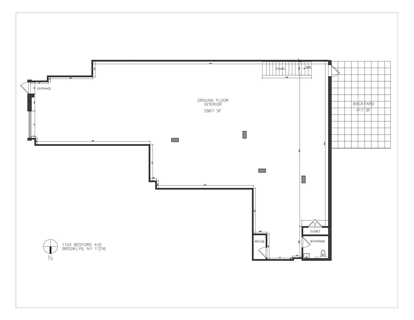 1104 Bedford Ave, Brooklyn, NY for lease Floor Plan- Image 1 of 9