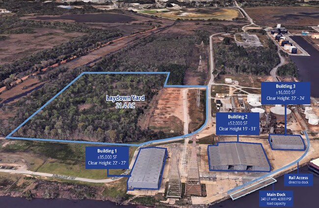Plus de détails pour 150 Viaduct Rd, Chickasaw, AL - Industriel à louer