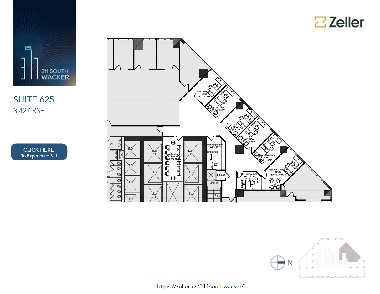 311 S Wacker Dr, Chicago, IL for lease Floor Plan- Image 1 of 1