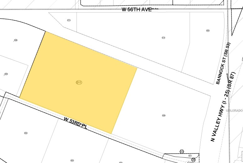 445 W 53rd Pl, Denver, CO à louer - Plan cadastral - Image 1 de 1