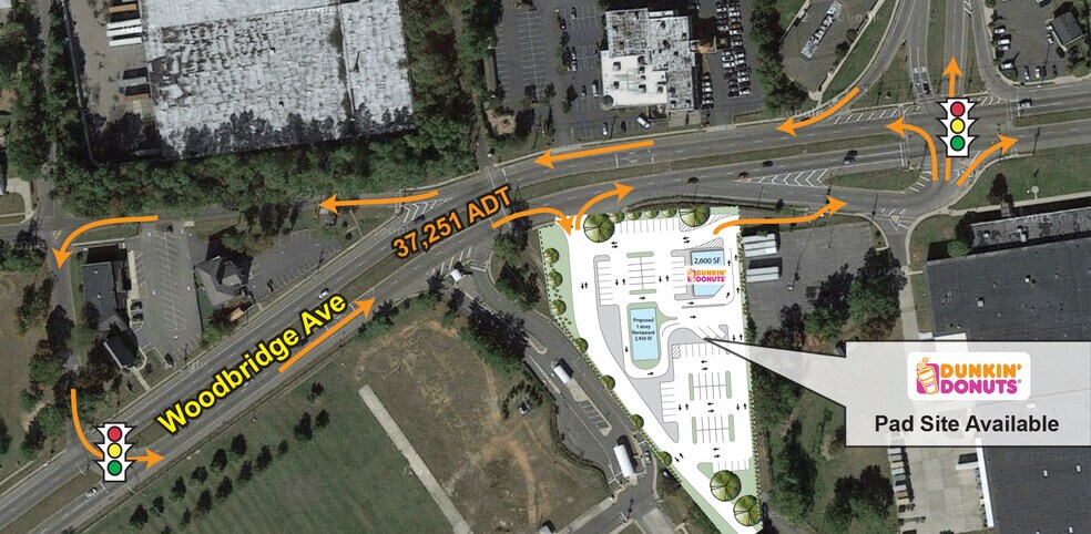 2880 Woodbridge Ave, Edison, NJ à louer - Photo du bâtiment - Image 1 de 3