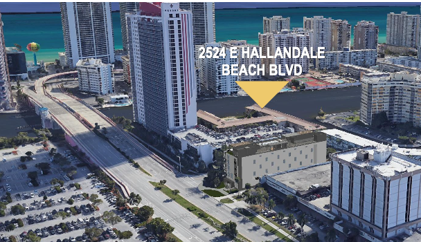 2524 E Hallandale Beach Blvd, Hallandale Beach, FL for sale Aerial- Image 1 of 1