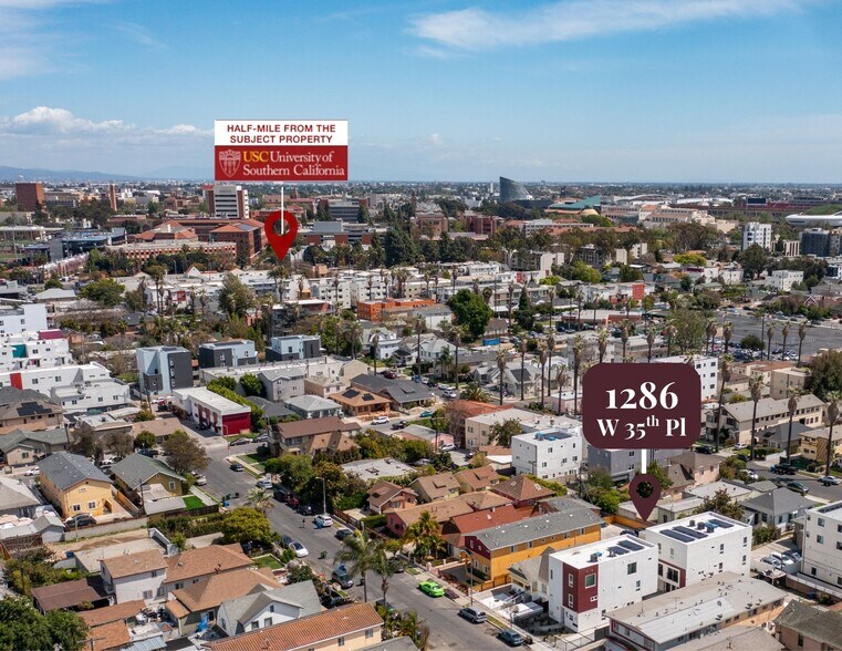 1286 W 35th Pl, Los Angeles, CA à vendre - Photo du bâtiment - Image 3 de 15