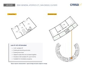 3550 General Atomics Ct, San Diego, CA for lease Floor Plan- Image 1 of 1