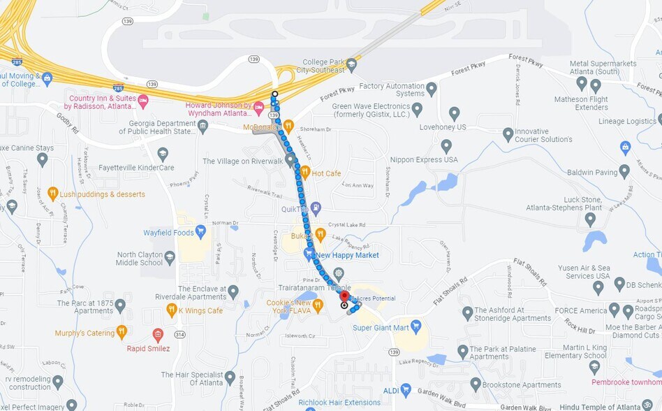 5567 Riverdale, Atlanta, GA à vendre - Photo du bâtiment - Image 2 de 6