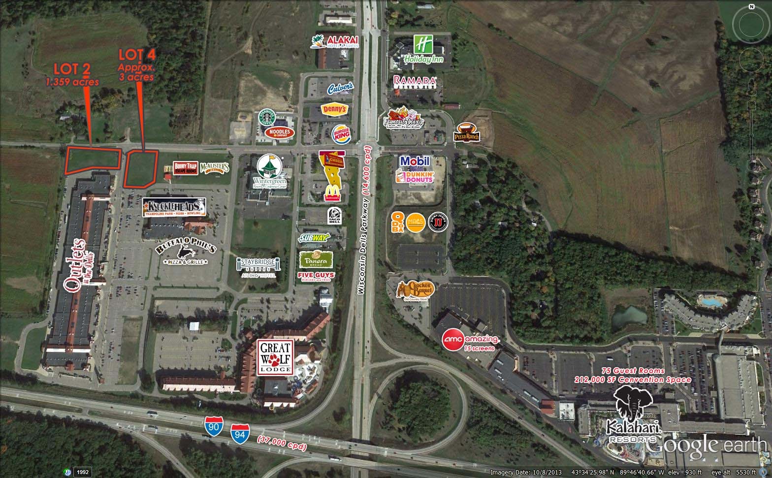 Great Wolf Drive & Wisconsin Dells Pky, Baraboo, WI for lease Other- Image 1 of 2