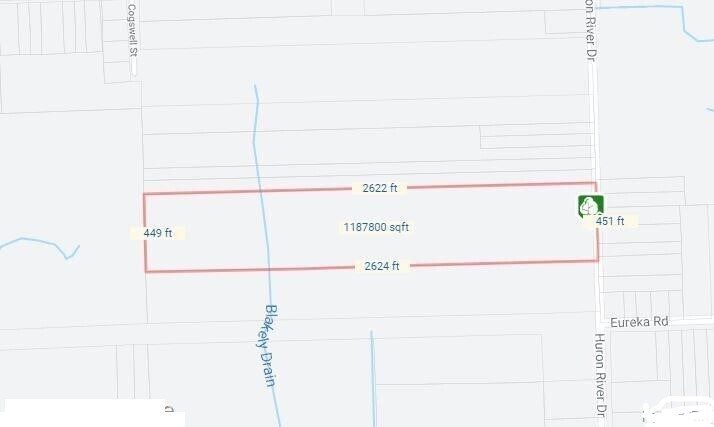 00000 Huron River Dr S, Romulus, MI à vendre - Aérien - Image 3 de 11