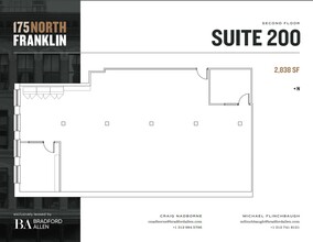 175 N Franklin St, Chicago, IL à louer Plan d’étage- Image 2 de 2