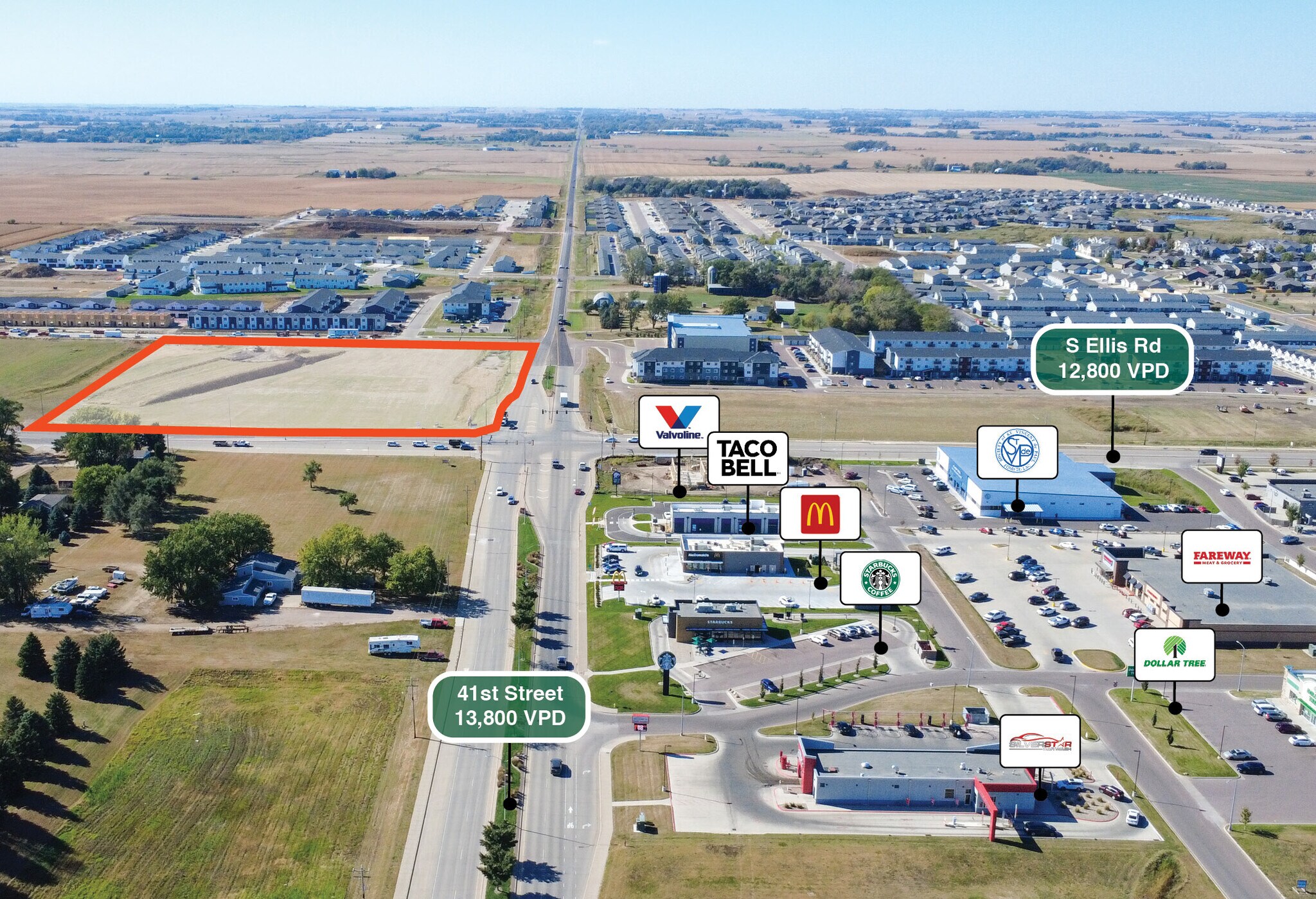 41st Street & Ellis Road South, Sioux Falls, SD à vendre Photo du bâtiment- Image 1 de 6