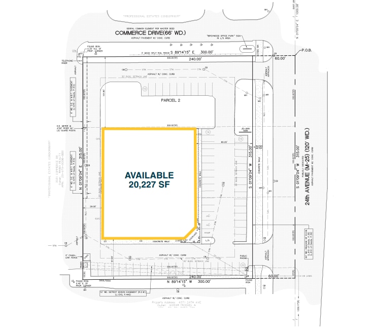 4405 24th Ave, Fort Gratiot, MI for lease Site Plan- Image 1 of 1