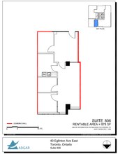 40 Eglinton Ave E, Toronto, ON for lease Floor Plan- Image 1 of 1