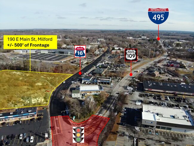 More details for 190 E Main St, Milford, MA - Land for Lease