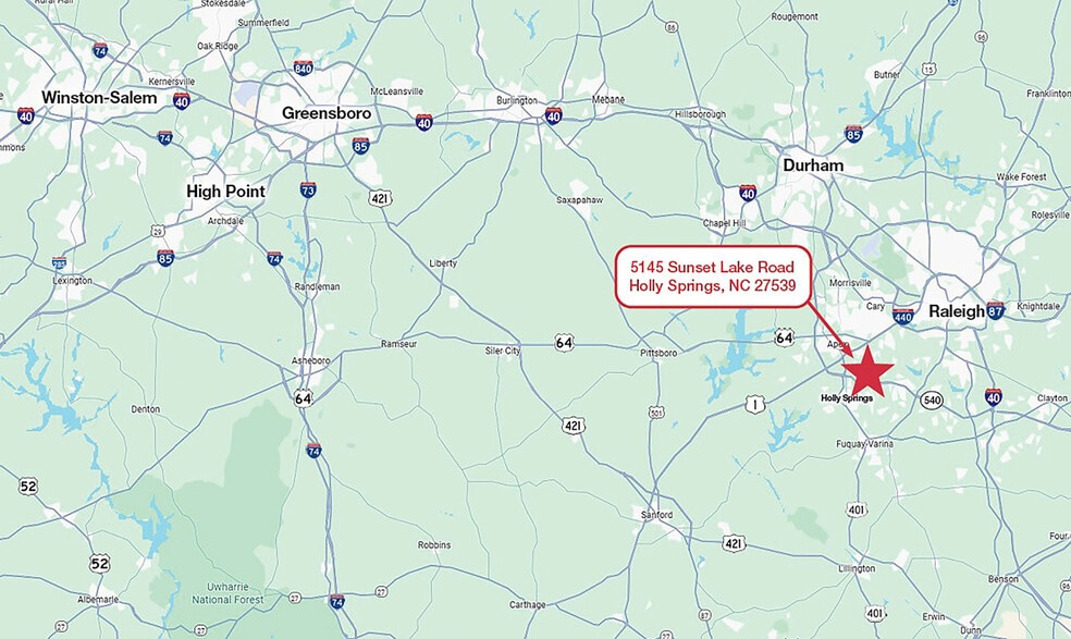 5145 Sunset Lake Rd, Apex, NC à vendre - Photo du bâtiment - Image 3 de 3