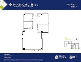 2490 W 26th Ave, Denver, CO à louer Plan d’étage- Image 1 de 2