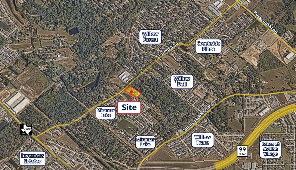 9011-9013 Dowdell Rd, Tomball, TX à vendre - Photo du bâtiment - Image 2 de 3