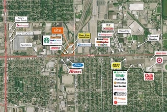 2519-2541 W North Ave, Melrose Park, IL - Aerial  map view - Image1