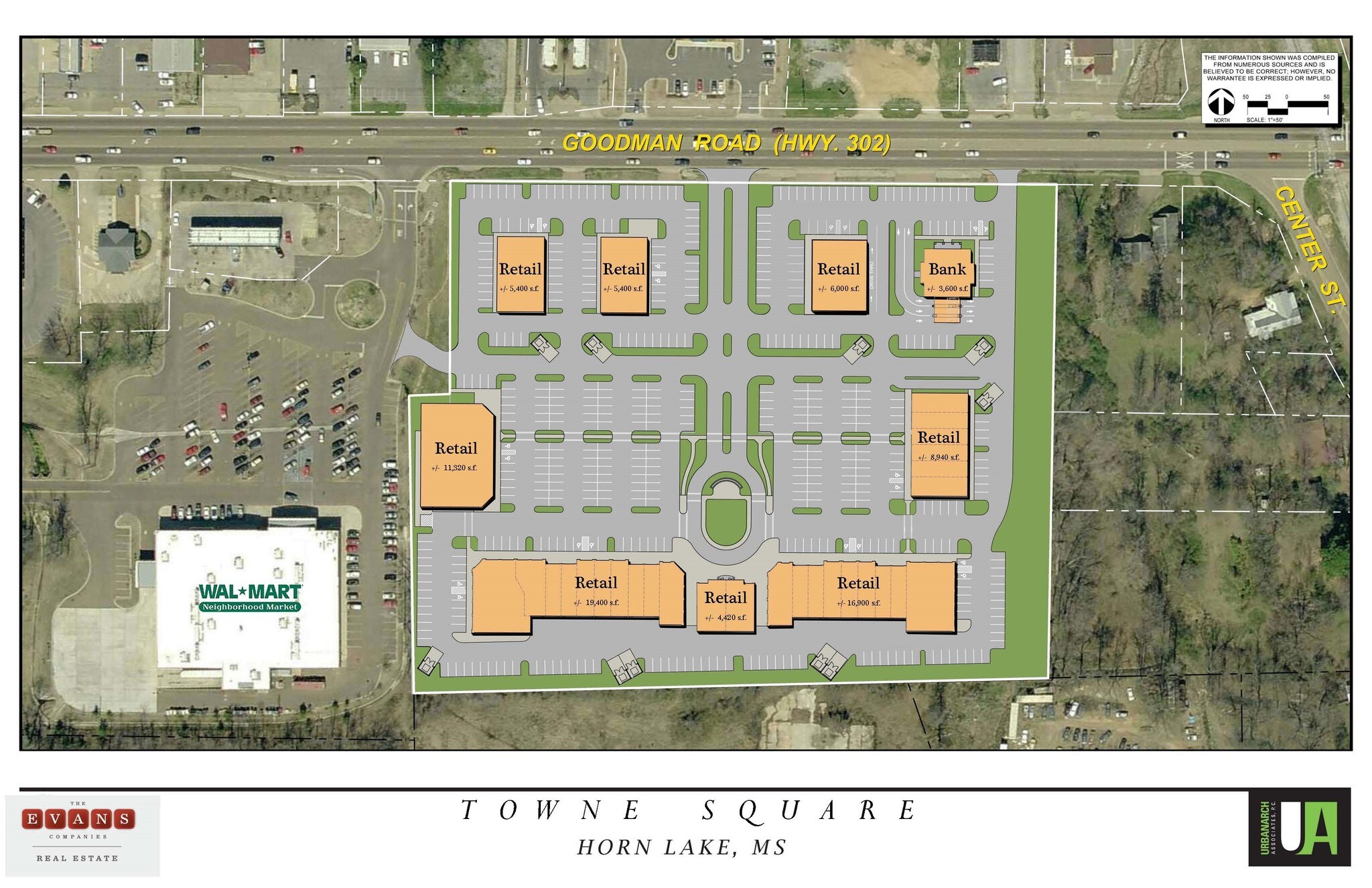 2401 Goodman Rd, Horn Lake, MS à vendre Plan de site- Image 1 de 1