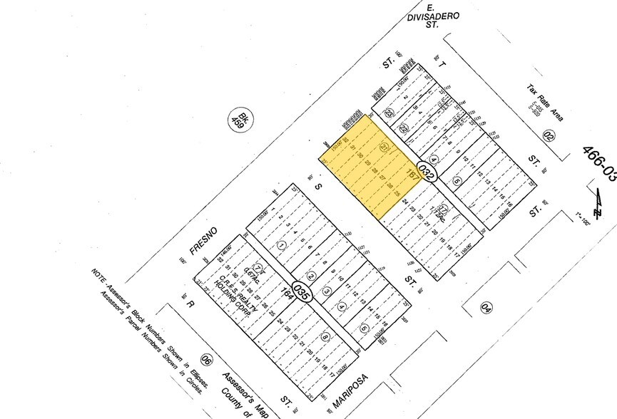 2900 Fresno St, Fresno, CA à louer - Plan cadastral - Image 2 de 9