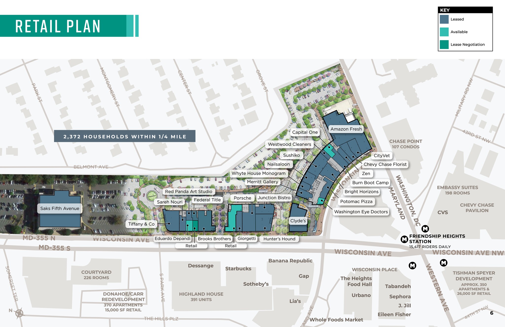 5425-5481 Wisconsin Ave, Chevy Chase, MD for lease Site Plan- Image 1 of 1