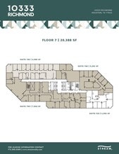 10333 Richmond Ave, Houston, TX for lease Floor Plan- Image 1 of 1