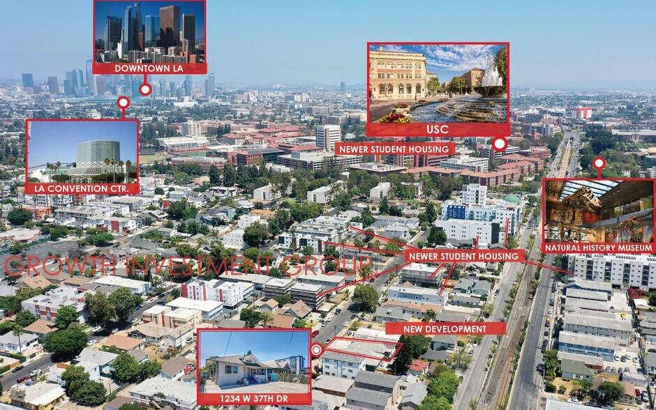1234 W 37th Dr, Los Angeles, CA à vendre - Photo du bâtiment - Image 3 de 21